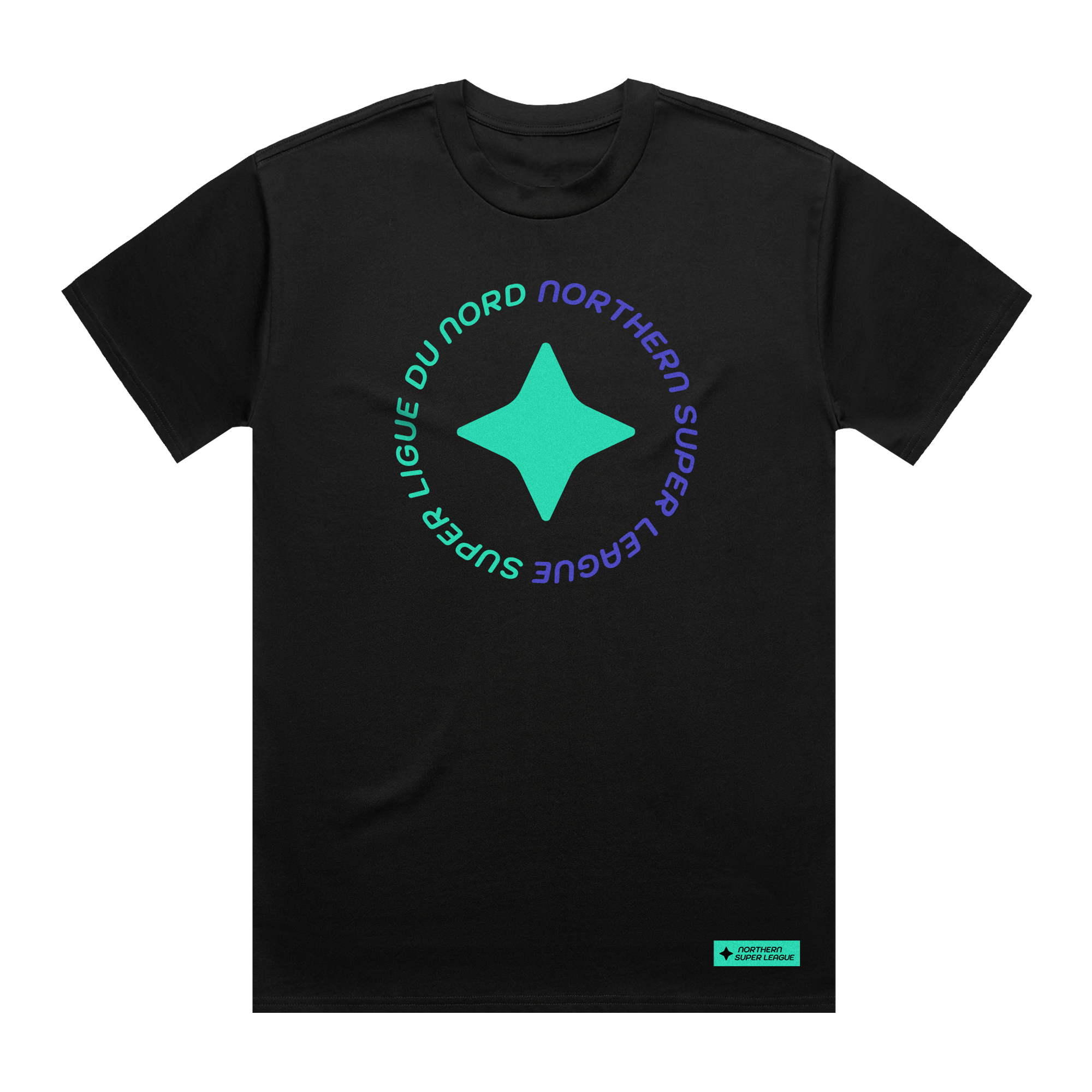 NSL - Badge Unisex Tee - Black
