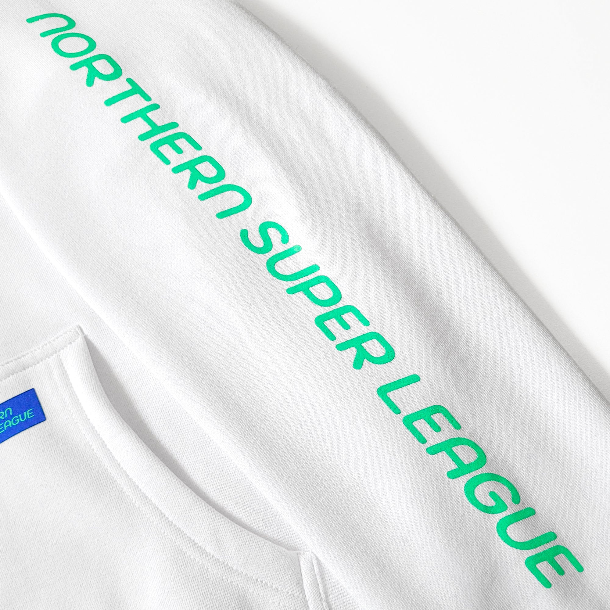 NSL - Logo Unisex Hoodie - White
