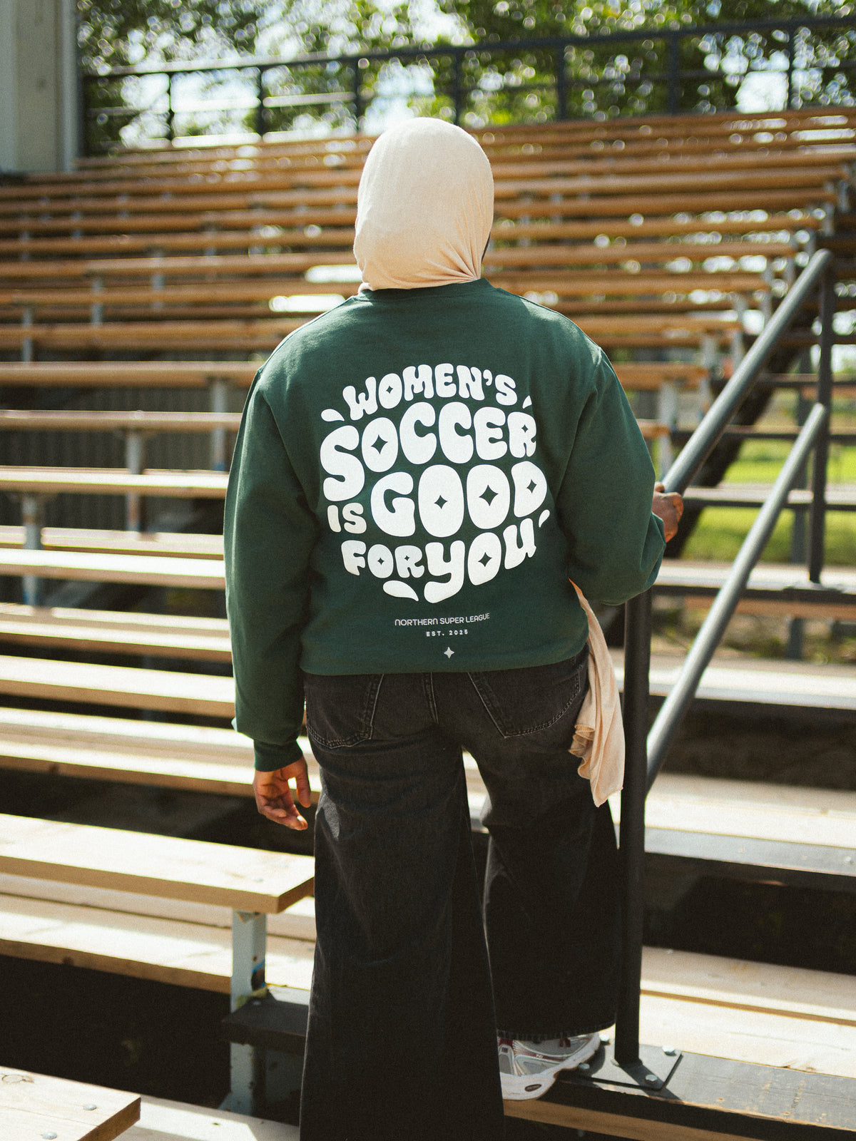 Women's Soccer is Good For You Crewneck