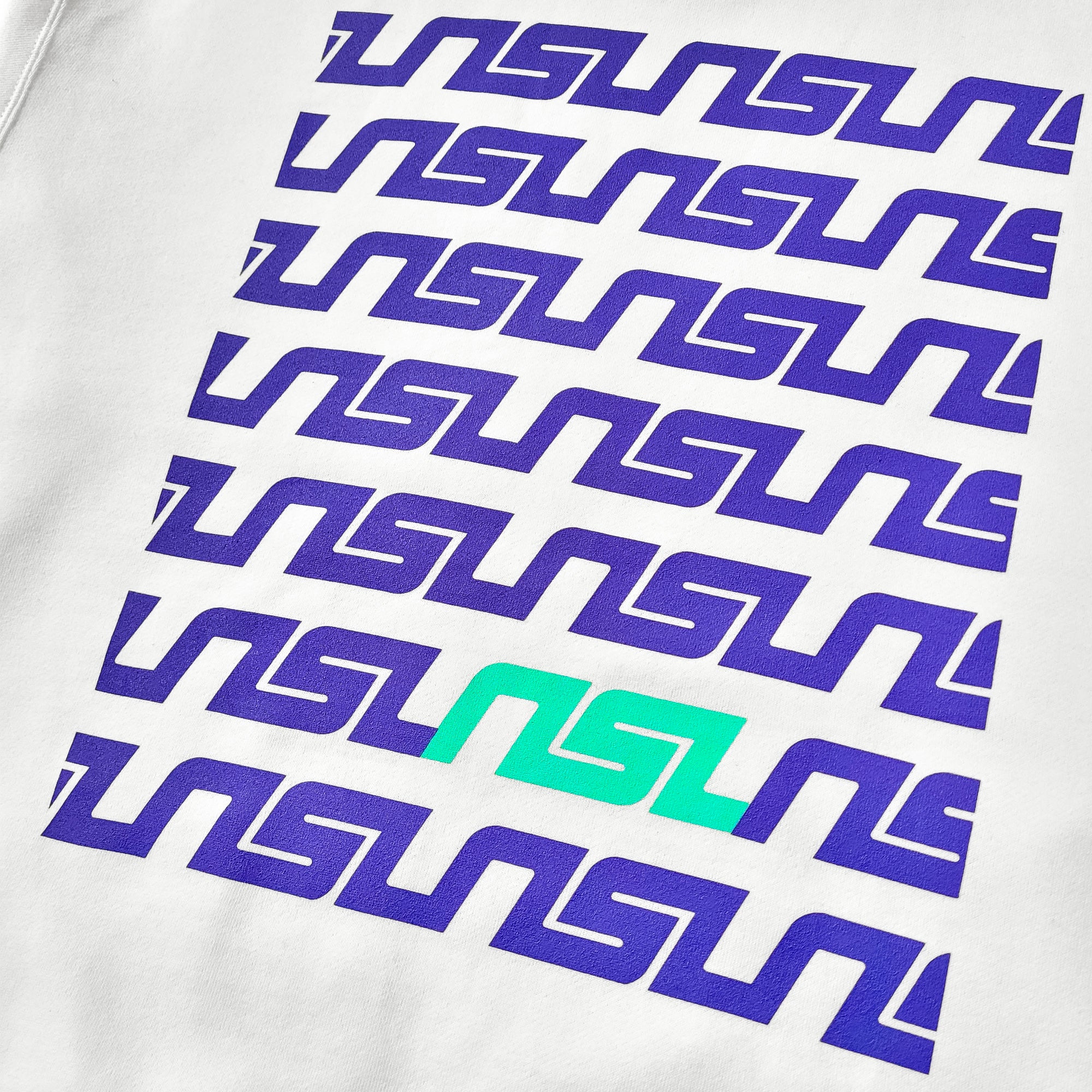 NSL - Logo Crewneck - White